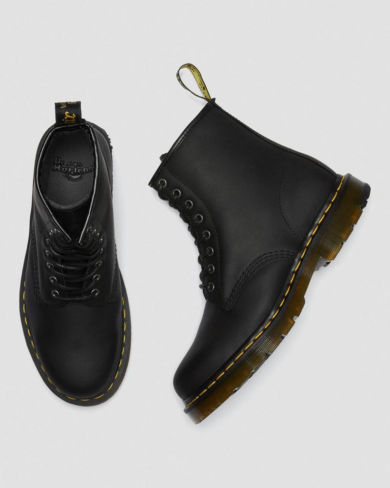 Botas De Trabajo Dr Martens 1460 DM's Wintergrip Mujer Negros | MX 404NWY